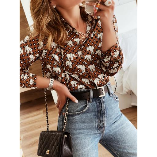 Blusa Satén Elephants (Ref.5523)