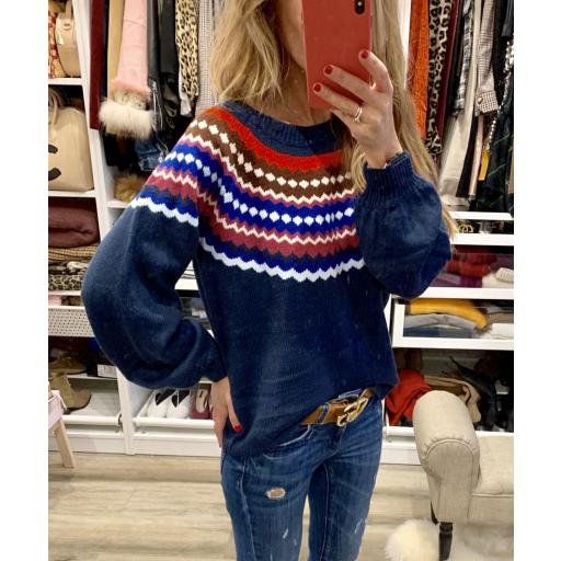 Jersey Cenefas Azul (Ref. 1906)