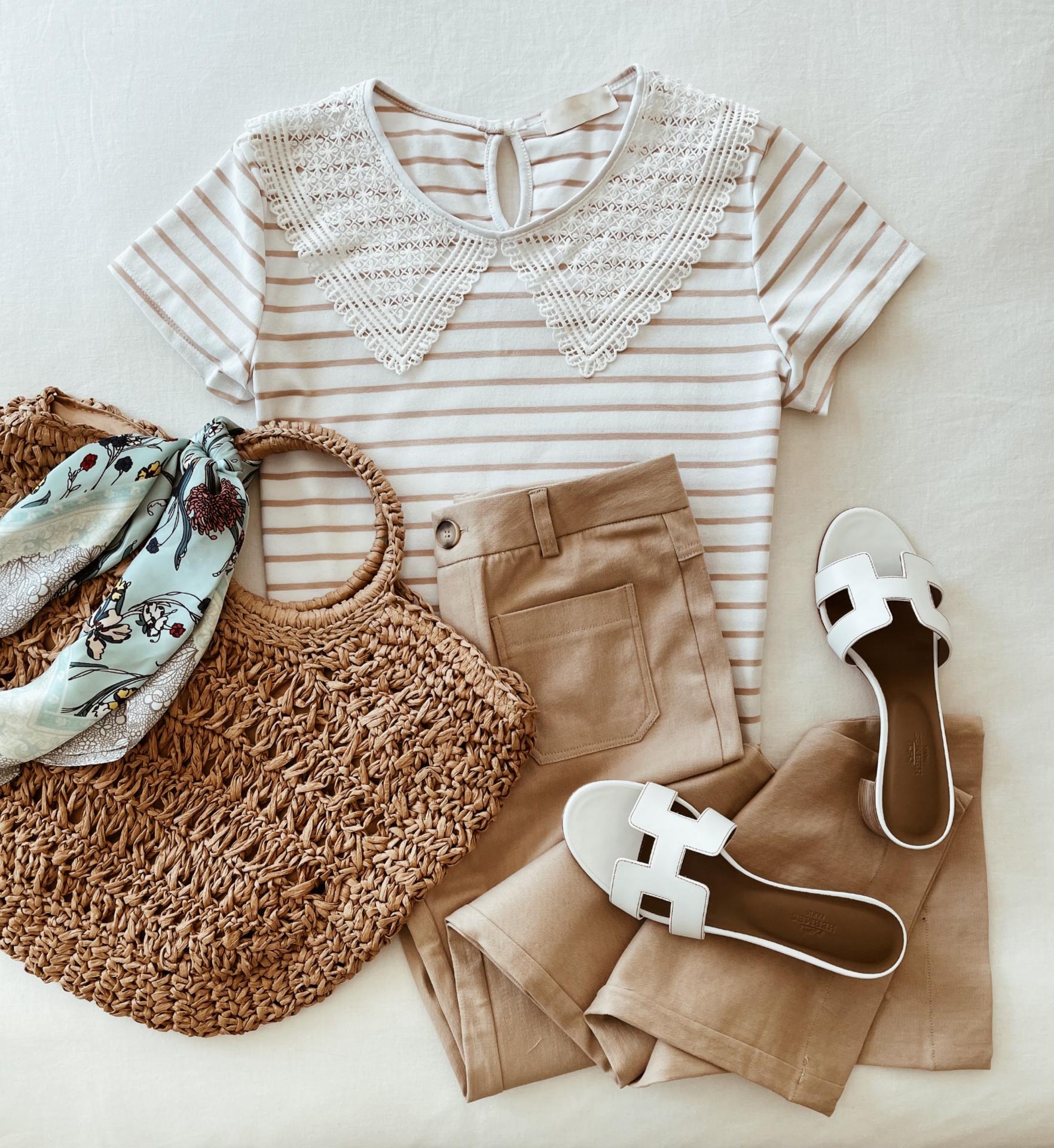 Camiseta Navy Beige (Ref.5562)