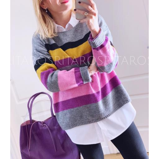 Jersey Rayas Multicolor (Ref. 1864)