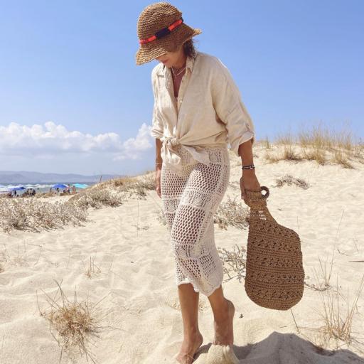 Falda Beige Crochet (Ref.6371) [2]