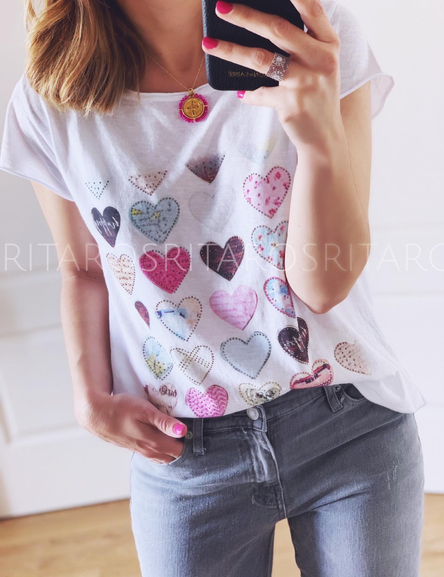 Camiseta Mini Hearts (Ref. 2019)