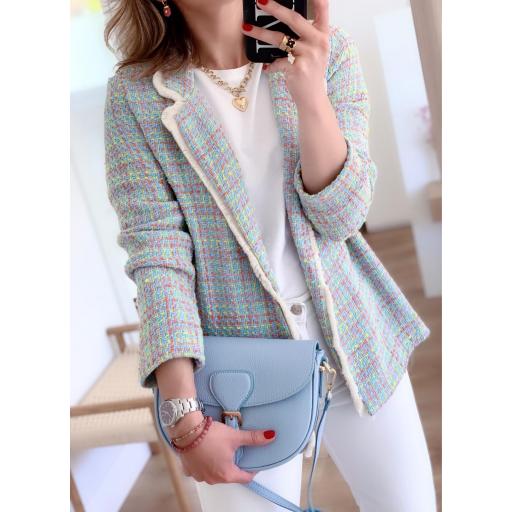 Blazer Yellow & Blue Tweed (Ref.5439) [2]