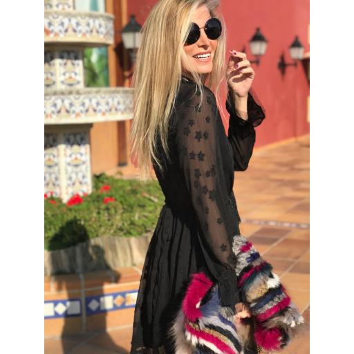 Vestido Gasa Estrellas (Ref. 1055)