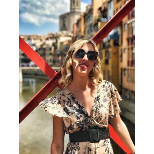 Vestido largo Flowers Black (Ref. 1435) [3]