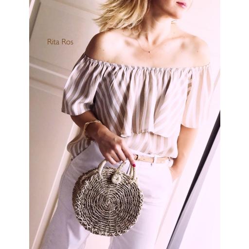 Blusa Rayas Hombros descubiertos (Ref. 1460) [2]