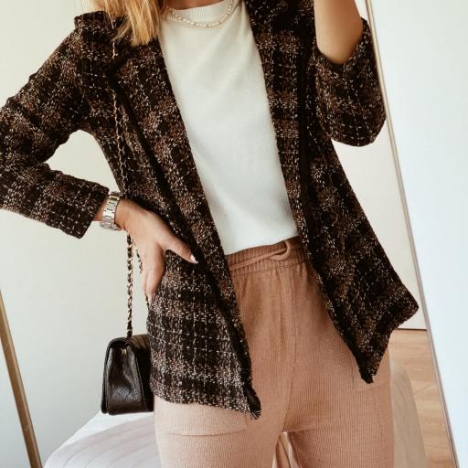 Chaqueta Taupe Tweed (Ref.5812) [2]