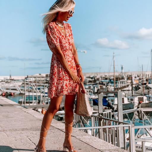 Vestido Red & Golden (Ref.4162) [2]