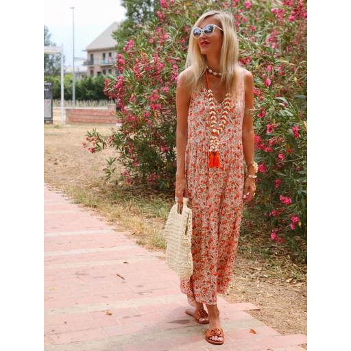 Vestido Maxi Dress Coral (Ref.2222) [1]