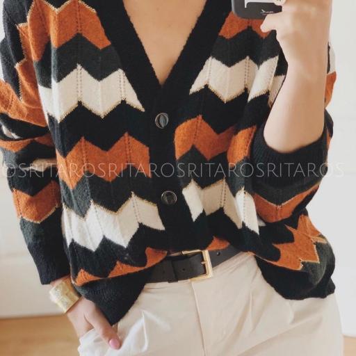 Cárdigan Geométrico (Ref. 2863)