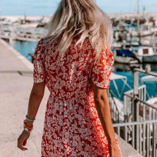 Vestido Red & Golden (Ref.4162)