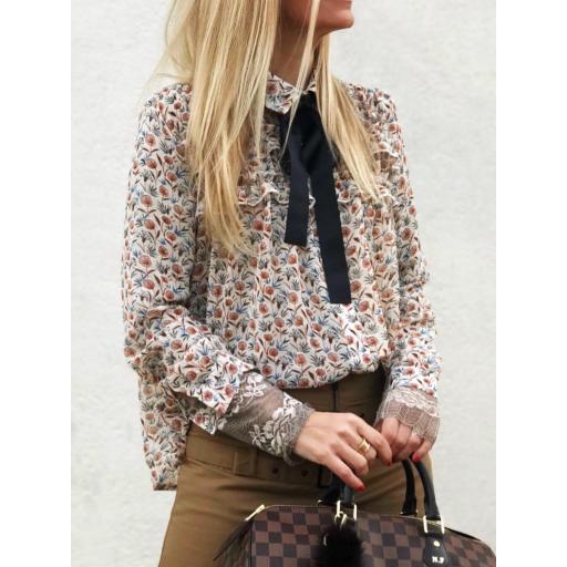 Blusa de Gasa Lazo (Ref. 1102)