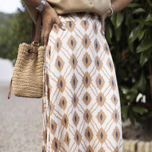 Falda Satin Geometric (Ref.6259) [2]