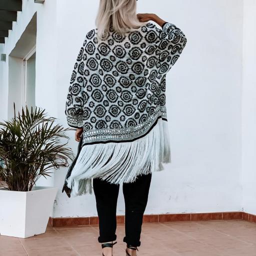 Kimono Bordado Black & White (Ref.4073) [3]