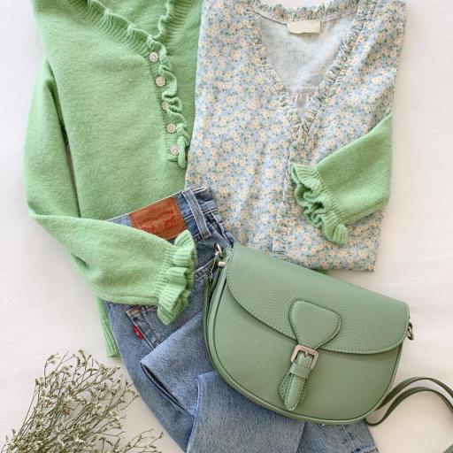 Blusa Green Flowers (Ref. 5385)