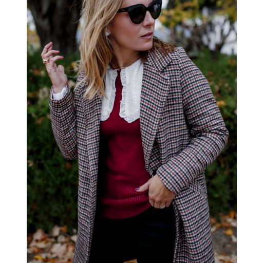 Abrigo Vichy Burgundy (Ref. 4300)