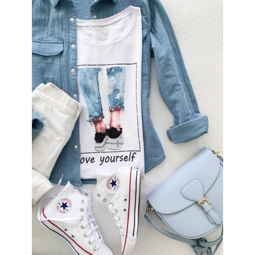 Camiseta Jeans (Ref.5472) [1]