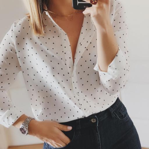 Blusa Corazones Marine (Ref.3225)