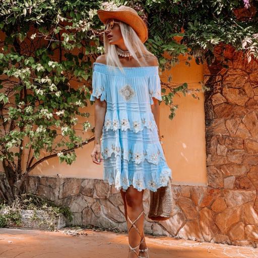 Vestido Embrodery Blue (Ref.4124) [2]