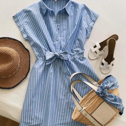 Vestido Camisero Milrayas (Ref.5704)