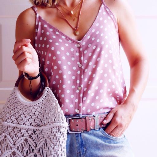 Blusa Tirantes Lunares (Ref. 1590)