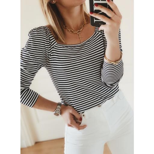 Camiseta Fluída Navy Chic (Ref.3283) [3]