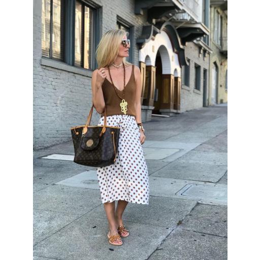 Falda Lunares Camel (Ref. 1366)