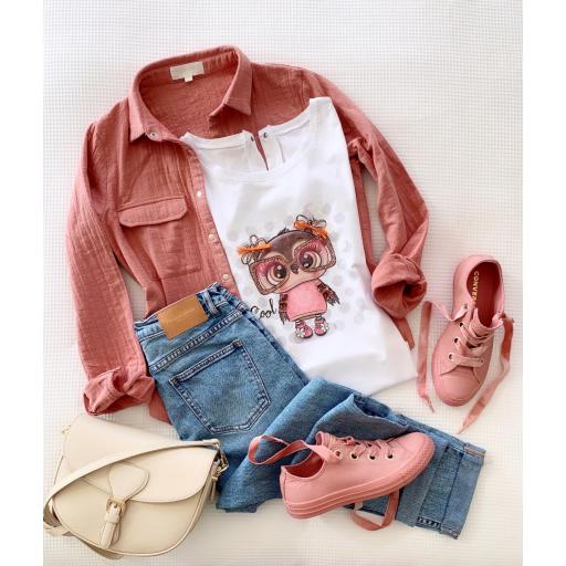 Camiseta Owl Girl (Ref.5468) [3]