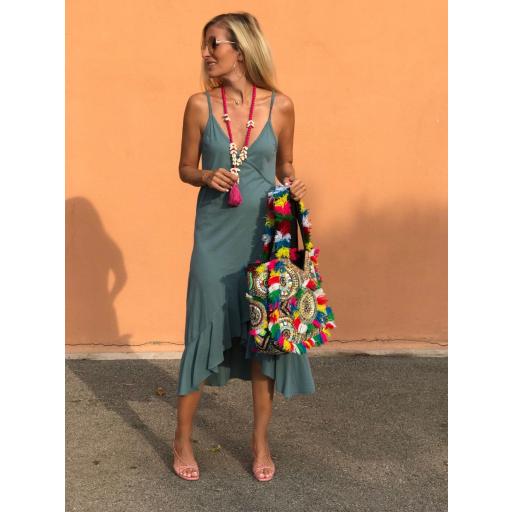 Vestido Volante Asimétrico (Ref. 1616)