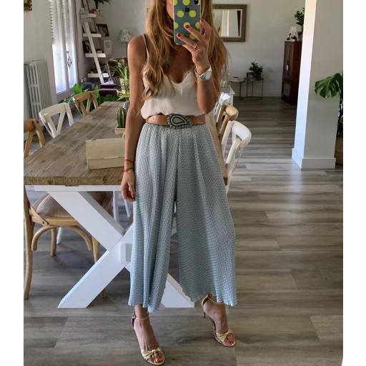 Pantalón Palazzo Plisado (Ref.2020)