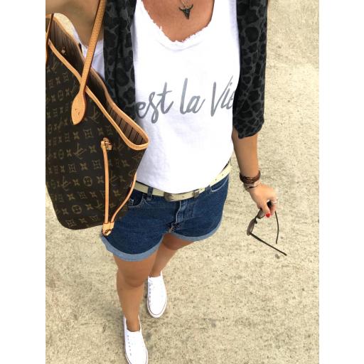 Camiseta tirantes C’est la Vie (Ref.1642)
