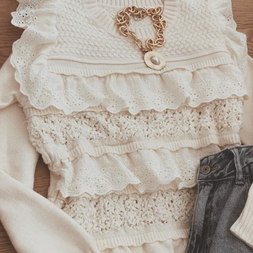 Jersey Embrodery Cream (Ref.4190) [1]