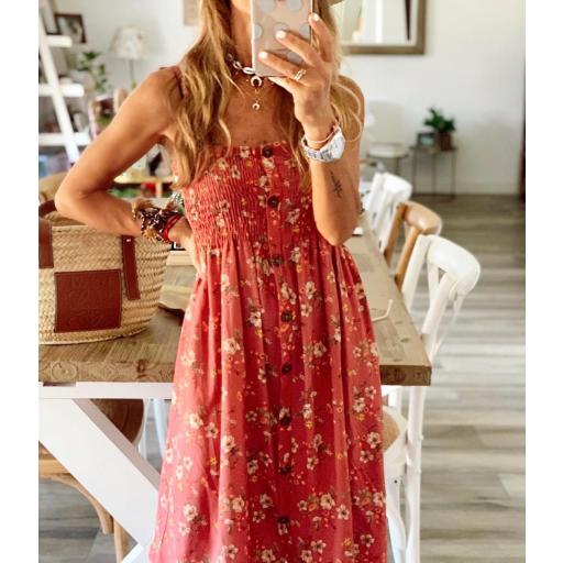 Vestido Fruncido Flowers (Ref. 2206) [2]