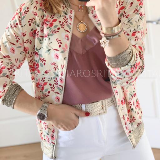 Bomber Pink Flowers (Ref.3211) [1]