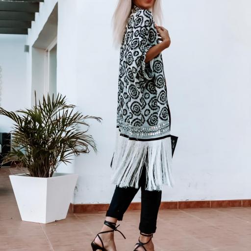 Kimono Bordado Black & White (Ref.4073) [1]