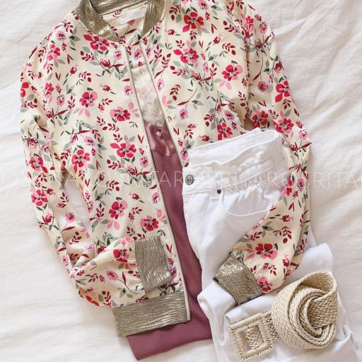 Bomber Pink Flowers (Ref.3211)