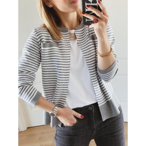 Chaqueta Punto Navy (Ref.3264)