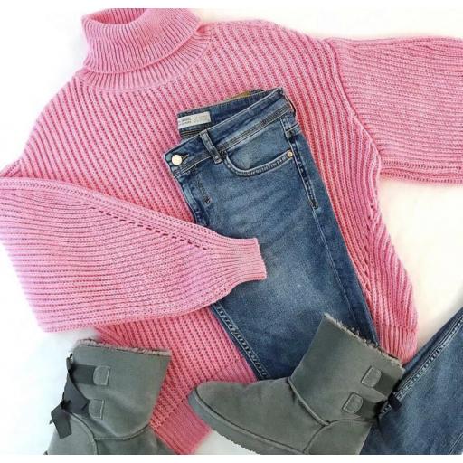 Jersey Cuello Alto Rosa Chicle (Ref. 1087) [1]