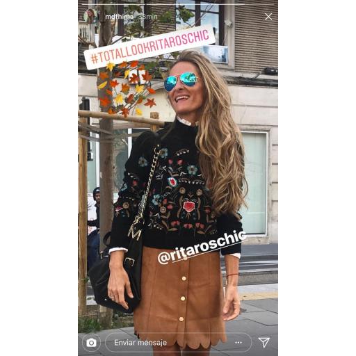 Falda Antelina Camel (Ref. 1073-B) [2]