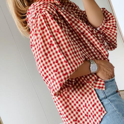 Camisa Oversize Vichy & Hearts (Ref.5780) [2]