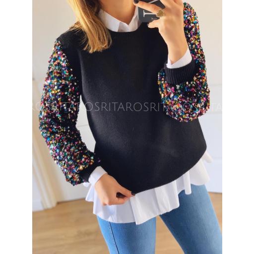 Jersey Mangas Sequins (Ref. 2952) [1]