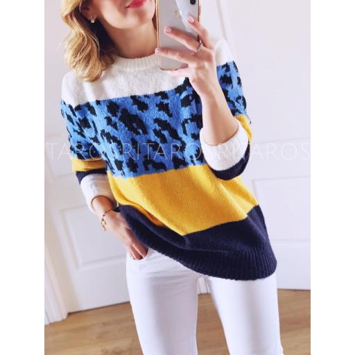 Jersey Leo Patch Azul (Ref. 1841)