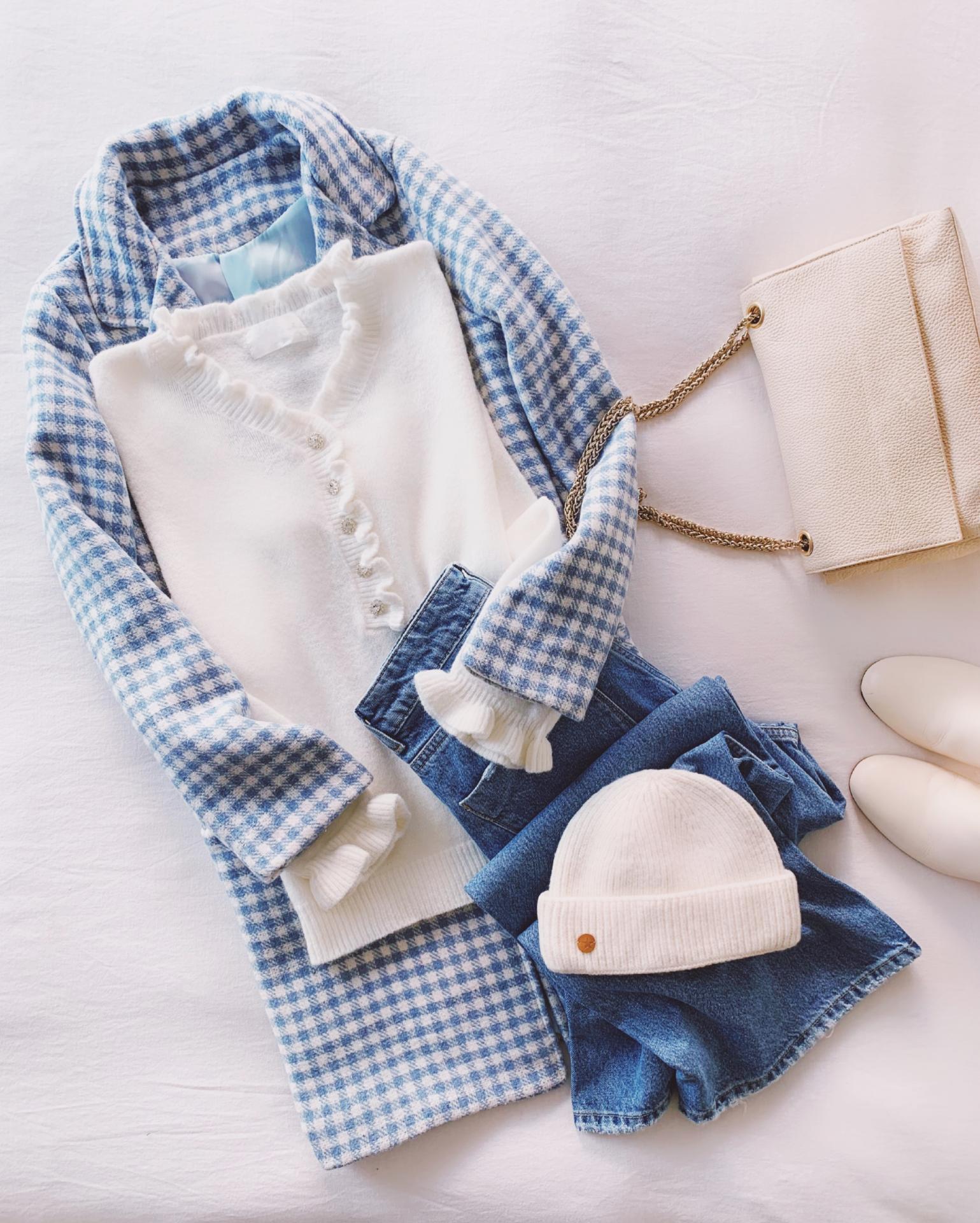 Abrigo Blue Vichy (Ref.4744)