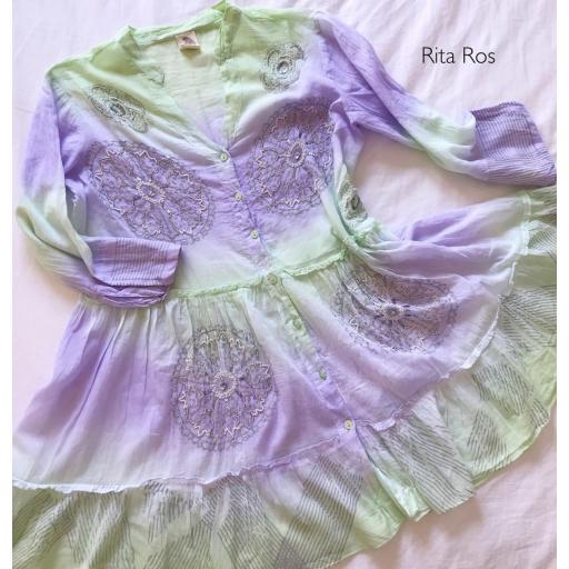 Kaftán Pedrería Lima & Lila (Ref. 1591) [3]