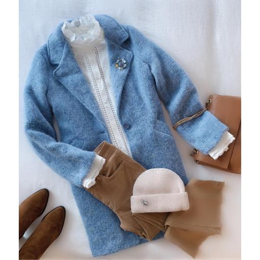 Abrigo Mohair Blue (Ref.4322)