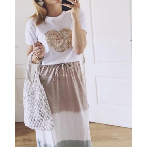 Camiseta Corazón Lentejuelas (Ref. 2180) [1]