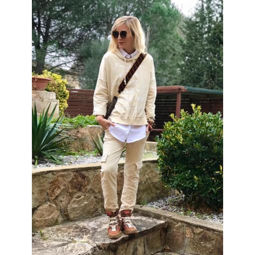 Pantalón Jogger/Bonjour/Letters (Ref.1889)