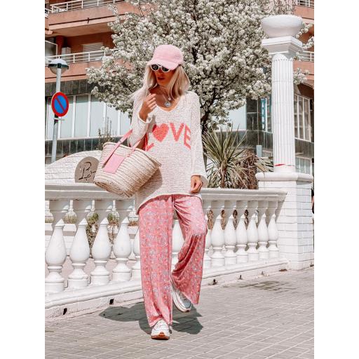 Pantalón Recto Fluído (Ref.5449) [1]