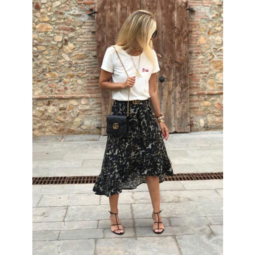 Falda Asimétrica Animal Print (Ref. 1575)