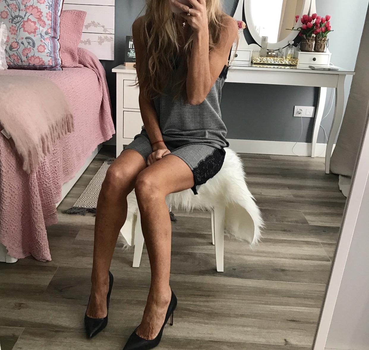 Vestido Lencero Cuadro Gales (Ref. 1092-B)